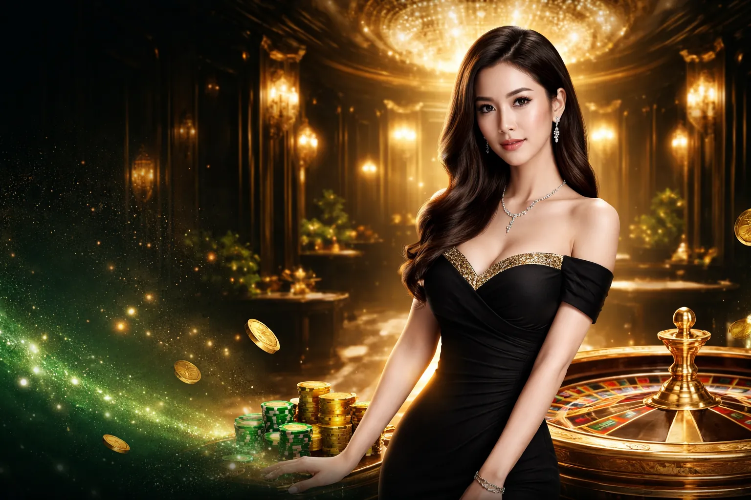 Hình ảnh chính của 88kim Thể Thao với trận đấu bóng đá kịch tính và các biểu tượng cá cược, màu xanh lá cây và vàng kim